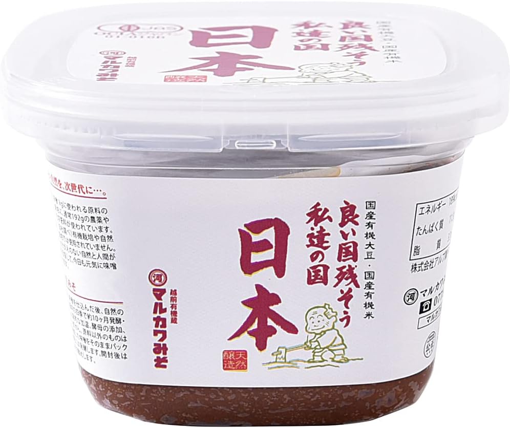マルカワみそ 有機みそ日本 600g