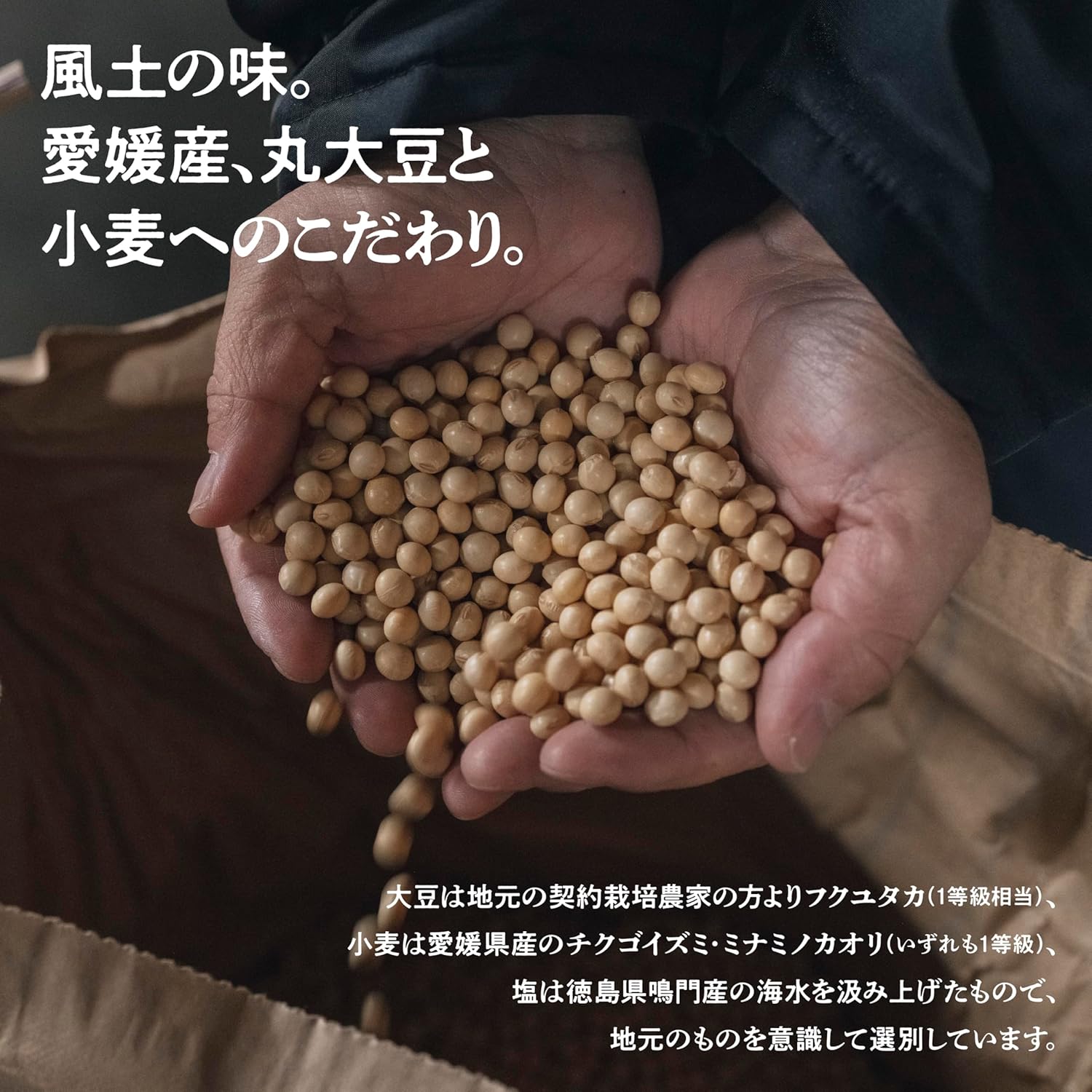 明治7年創業 梶田商店 天然醸造・丸大豆醤油「巽（たつみ）」 濃口 (1800ml) | こいくちしょうゆ | 明治7年創業 | 愛媛産大豆 | 無添加 | 木樽醸造 画像3